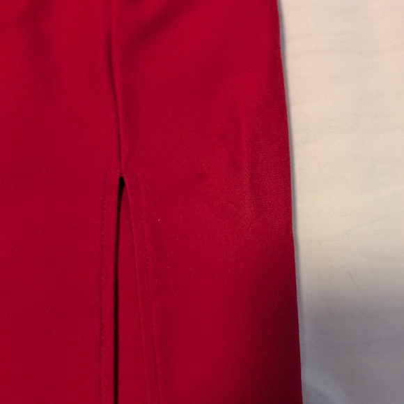 Red Bodycon Dress With Slit XS - Picture 4 of 4